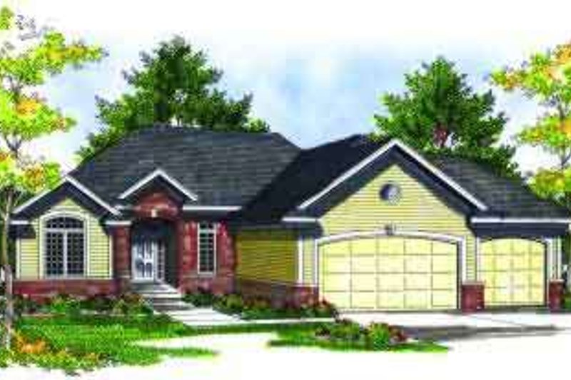Architectural House Design - Traditional Exterior - Front Elevation Plan #70-687