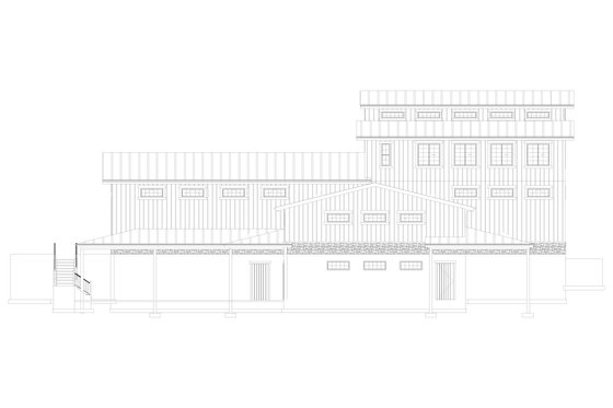 Exterior - Other Elevation 4 for Farmhouse House Plan #1060-80, 3 bath