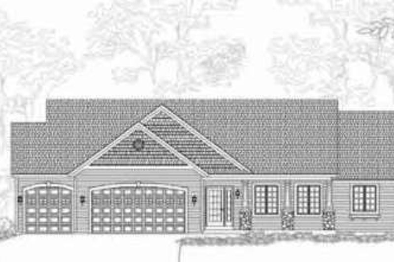 Bungalow Style House Plan - 3 Beds 3 Baths 1602 Sq/Ft Plan #49-239