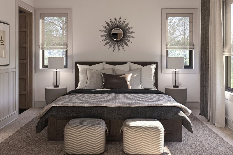 House Design - Interior - Master Bedroom for Tudor House Plan #455-373 - 2 bed, 2 bath