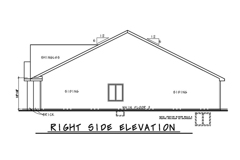 Architectural House Design - Exterior - Other Elevation 1 for European House Plan #20-2436 - 4 bed, 4 bath