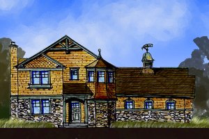 Craftsman Exterior - Front Elevation Plan #440-2