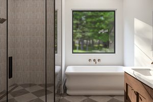 Interior - Master Bathroom 1 for Cottage House Plan #455-678 - 3 bed, 2.5 bath