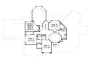 European Style House Plan - 5 Beds 3 Baths 4701 Sq/Ft Plan #411-291 