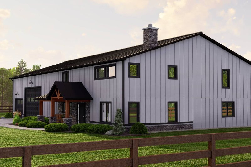Architectural House Design - Exterior - Other Elevation 1 for Country House Plan #1064-237 - 4 bed, 3 bath