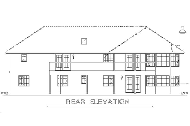 Dream House Plan - Exterior - Rear Elevation for Ranch House Plan #18-9276 - 2 bed, 2 bath