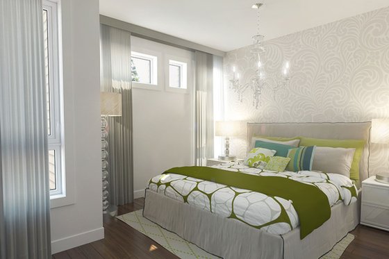 Interior - Master Bedroom for Contemporary House Plan #23-2612 - 3 bed, 1.5 bath
