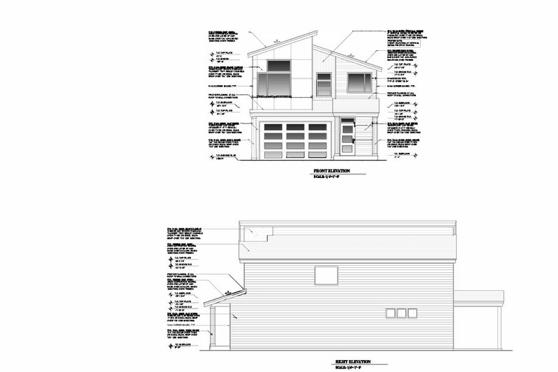 House Plan Design - Exterior - Other Elevation for Contemporary House Plan #53-764 - 4 bed, 2.5 bath