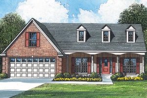 Traditional Exterior - Front Elevation Plan #424-284