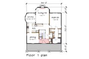 Craftsman Style House Plan - 3 Beds 2.5 Baths 1971 Sq/Ft Plan #79-234 