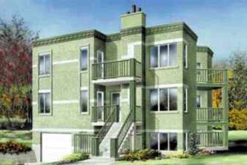 Home Plan - Traditional Exterior - Front Elevation Plan #25-348