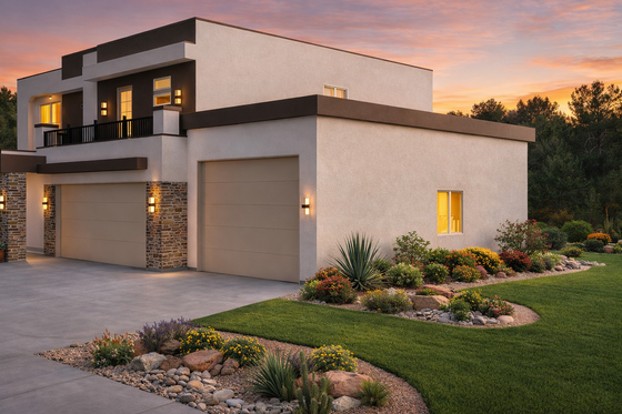 Exterior - Other Elevation for Contemporary House Plan #1111-48 - 4 bed, 2.5 bath