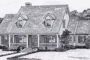 Colonial Style House Plan - 4 Beds 4 Baths 3105 Sq/Ft Plan #310-918 