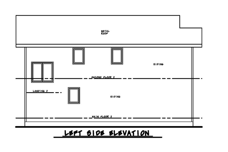 Dream House Plan - Exterior - Other Elevation for Contemporary House Plan #20-2557 - 3 bed, 2.5 bath