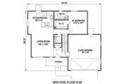 Traditional Style House Plan - 5 Beds 2.5 Baths 1510 Sq/Ft Plan #116-249 