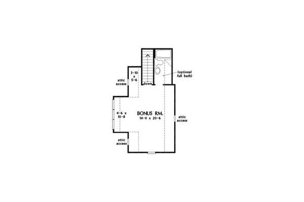 Home Plan - Farmhouse Floor Plan - Upper Floor Plan #929-1138