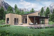Cabin Style House Plan - 3 Beds 2 Baths 1410 Sq/Ft Plan #924-16 