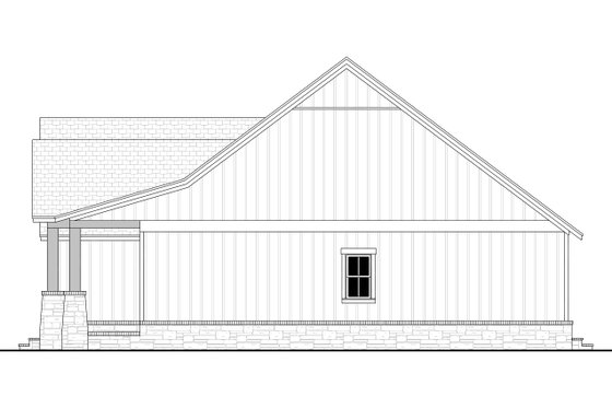 Exterior - Other Elevation 1 for Farmhouse House Plan #430-353 - 3 bed, 2 bath