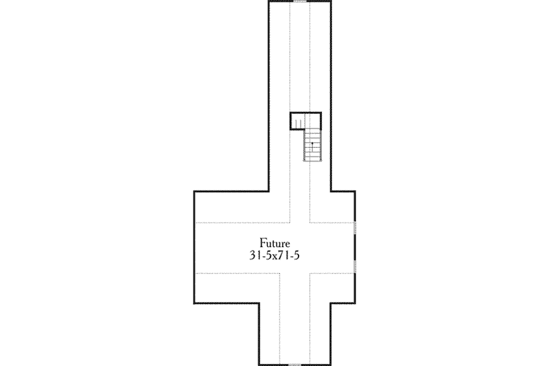 Dream House Plan - Floor Plan - Other Floor for Country House Plan #406-245 - 3 bed, 2 bath