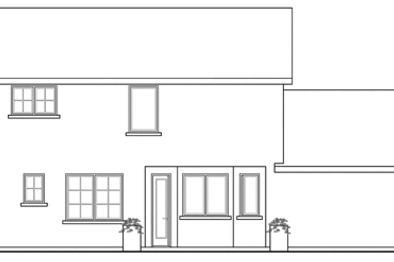 House Plan Design - Exterior - Other Elevation 1 House Plan #124-878 - 3 bed, 2.5 bath