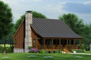 Country Style House Plan - 3 Beds 2.5 Baths 1661 Sq/Ft Plan #923-321 