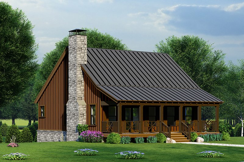House Plan Design - Exterior - Front Elevation 3 for Country House Plan #923-321 - 3 bed, 2.5 bath