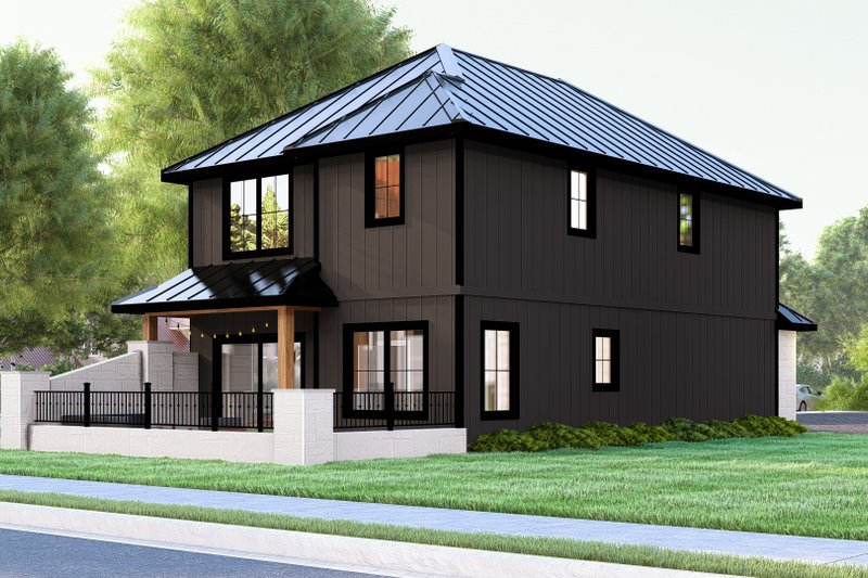 House Plan Design - Exterior - Other Elevation 1 for Modern House Plan #1064-321 - 3 bed, 2.5 bath