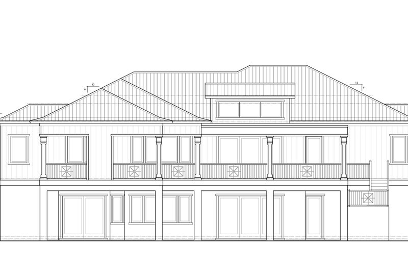 Dream House Plan - Exterior - Rear Elevation for Cottage House Plan #938-158 - 3 bed, 3.5 bath