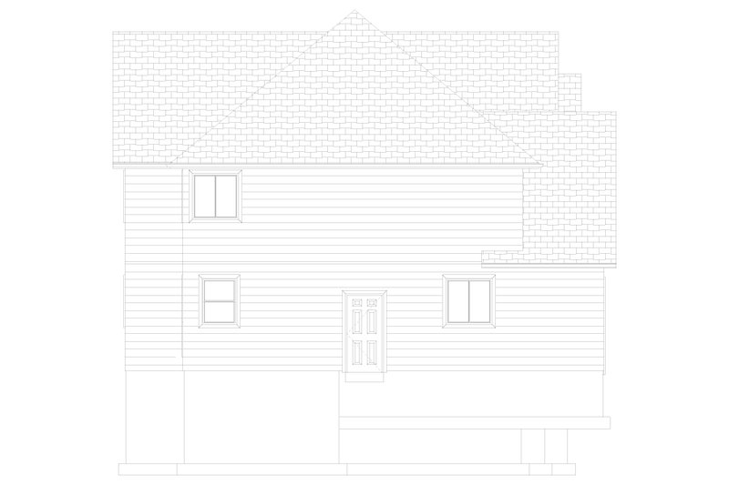 Architectural House Design - Exterior - Other Elevation 1 for Farmhouse House Plan #1060-178 - 4 bed, 2.5 bath