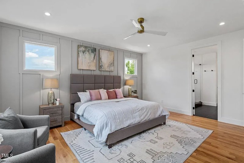 Architectural House Design - Interior - Bedroom 2 for Contemporary House Plan #1128-1 - 4 bed, 4.5 bath
