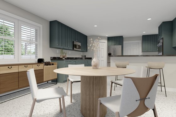 Interior - Kitchen 2 for Ranch House Plan #1060-185 - 3 bed, 2 bath