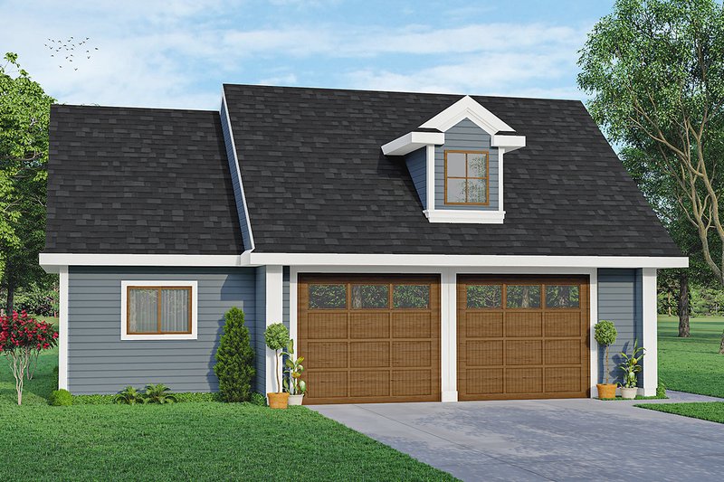 House Plan Design - Cottage Exterior - Front Elevation Plan #124-1245
