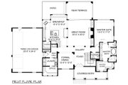 Traditional Style House Plan - 4 Beds 4.5 Baths 3592 Sq/Ft Plan #413-886 