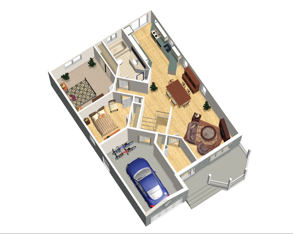 Classical Floor Plan - Main Floor Plan #25-4536