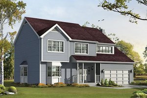 Traditional Exterior - Front Elevation Plan #57-459