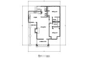 Craftsman Style House Plan - 2 Beds 2 Baths 1107 Sq/Ft Plan #140-194 
