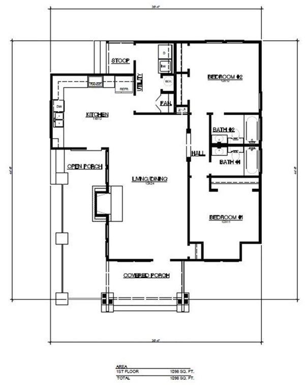 Dream House Plan - Craftsman Floor Plan - Main Floor Plan #140-194
