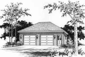 Traditional Exterior - Front Elevation Plan #22-455