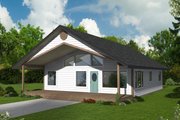 Cottage Style House Plan - 2 Beds 2 Baths 1394 Sq/Ft Plan #117-943 