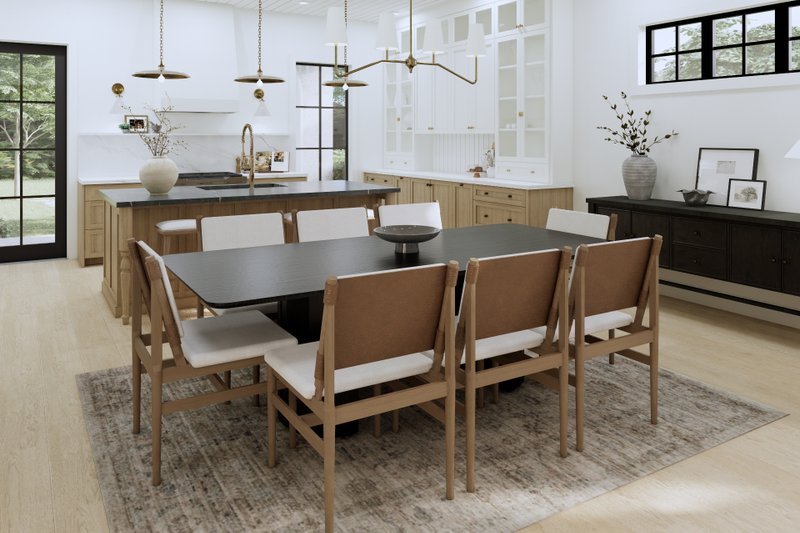 Home Plan - Interior - Dining Room 1 for European House Plan #1114-28 - 3 bed, 2.5 bath