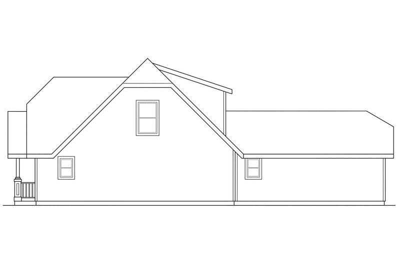 Home Plan - Exterior - Other Elevation 1 for Traditional House Plan #124-307 - 3 bed, 2.5 bath