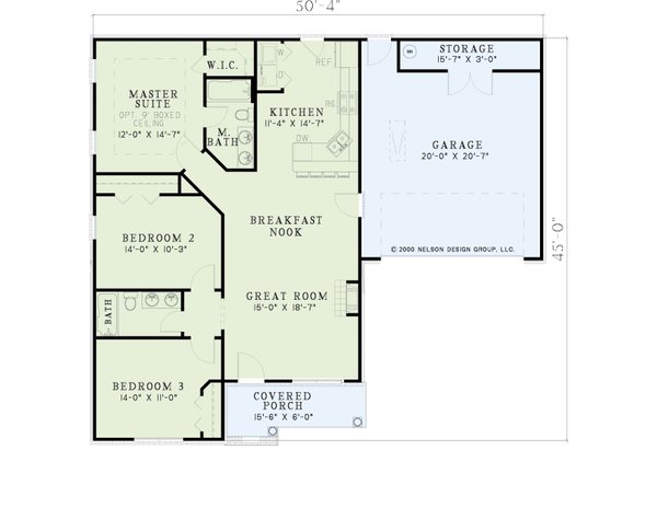 Traditional Floor Plan - Main Floor Plan #17-2888