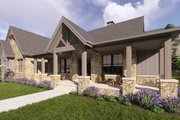 Farmhouse Style House Plan - 6 Beds 5.5 Baths 4674 Sq/Ft Plan #1069-41 Exterior 