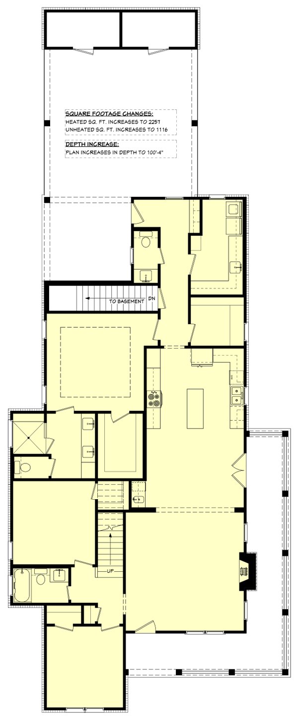 Farmhouse Floor Plan - Other Floor Plan #430-274