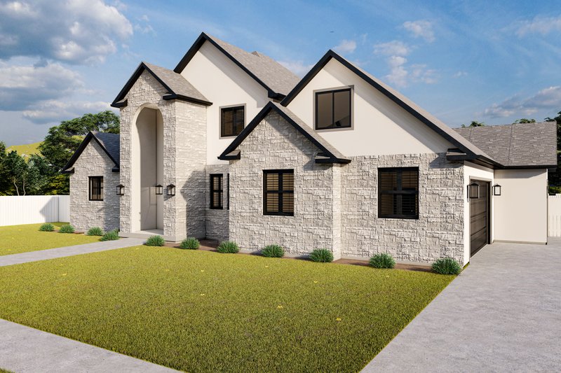 House Design - Exterior - Front Elevation 3 for Traditional House Plan #1060-148 - 3 bed, 2.5 bath