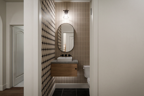 Interior - Bathroom for European House Plan #1099-20 - 3 bed, 2.5 bath