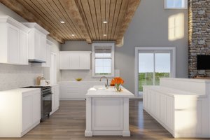 Interior - Kitchen 3 for Farmhouse House Plan #923-375 - 4 bed, 4.5 bath