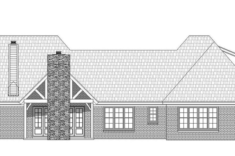 Dream House Plan - Exterior - Rear Elevation for Country House Plan #932-147 - 4 bed, 3.5 bath