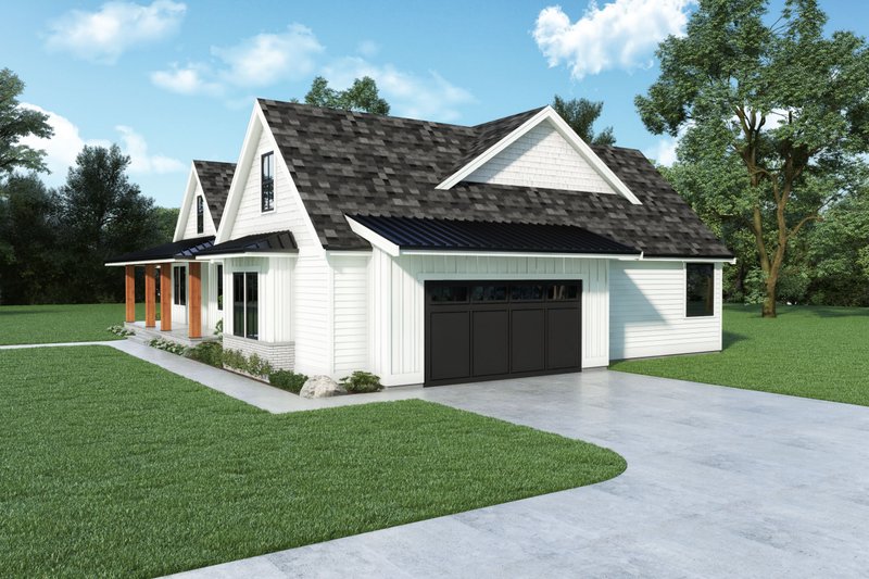 House Design - Exterior - Other Elevation 1 for Farmhouse House Plan #1070-160 - 4 bed, 2.5 bath