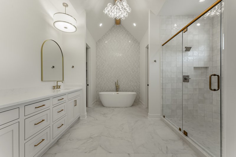 House Plan Design - Interior - Master Bathroom for European House Plan #1096-145 - 4 bed, 4.5 bath